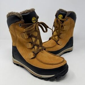Timberland Youth Chillberg Waterproof Boot Wheat Nubuck A8698 Youth Size 3